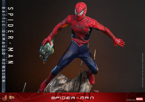 Hot Toys Spider-Man (Battle Damaged Version) - Spider-Man - MMS859 - 1/6 Scale Collectible Figure