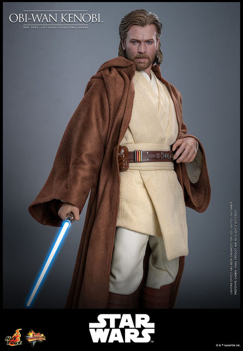 Hot Toys Obi-Wan Kenobi - Star Wars: Episode II - Attack of the Clones - MMS808 - 1/6 Scale Collectible Figure