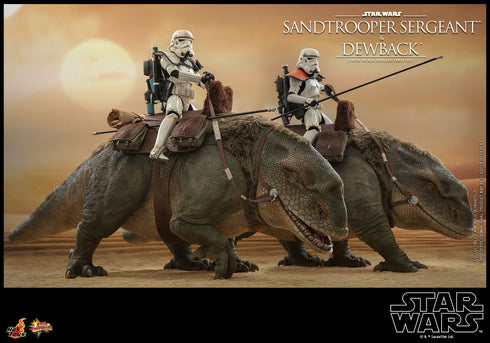 Hot Toys Dewback & Sandtrooper Sergeant - Star Wars Episode IV - MMS722 - 1/6 Scale Collectible Figure Set