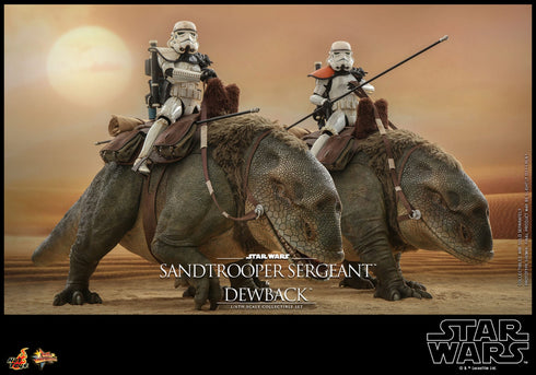 Hot Toys Dewback & Sandtrooper Sergeant - Star Wars Episode IV - MMS722 - 1/6 Scale Collectible Figure Set