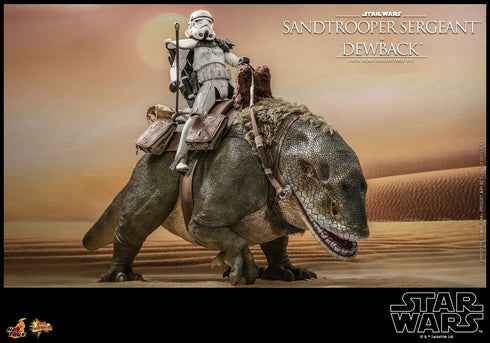 Hot Toys Dewback & Sandtrooper Sergeant - Star Wars Episode IV - MMS722 - 1/6 Scale Collectible Figure Set