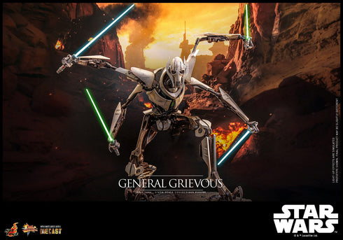 Hot Toys Star Wars Movie Masterpiece General Grievous Diecast 1/6 Action Figure