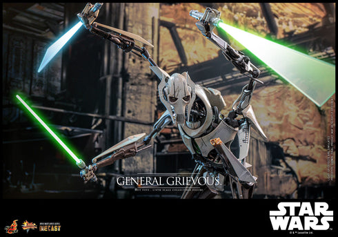 Hot Toys Star Wars Movie Masterpiece General Grievous Diecast 1/6 Action Figure