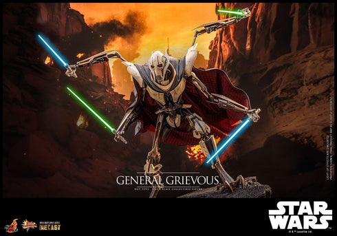 Hot Toys Star Wars Movie Masterpiece General Grievous Diecast 1/6 Action Figure