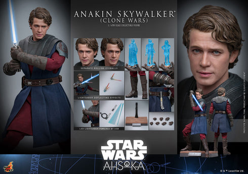 Hot Toys Anakin Skywalker - Star Wars The Clone Wars - TMS129 - 1/6 Scale Collectible Figure
