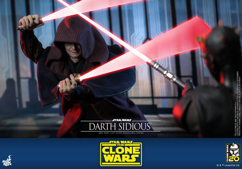 Hot Toys Darth Sidious - Star Wars: The Clone Wars - TMS102 - 1/6 Scale Collectible Figure