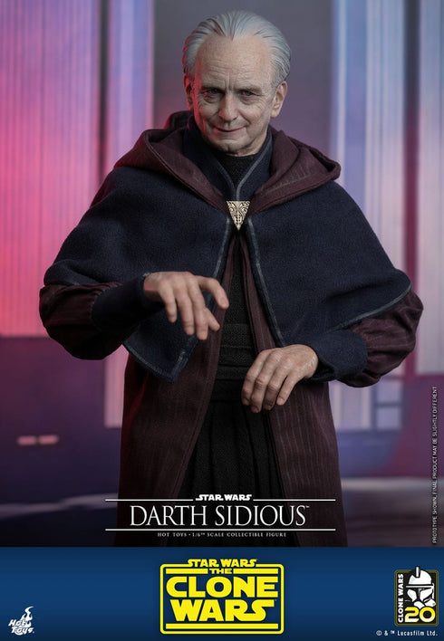 Hot Toys Darth Sidious - Star Wars: The Clone Wars - TMS102 - 1/6 Scale Collectible Figure