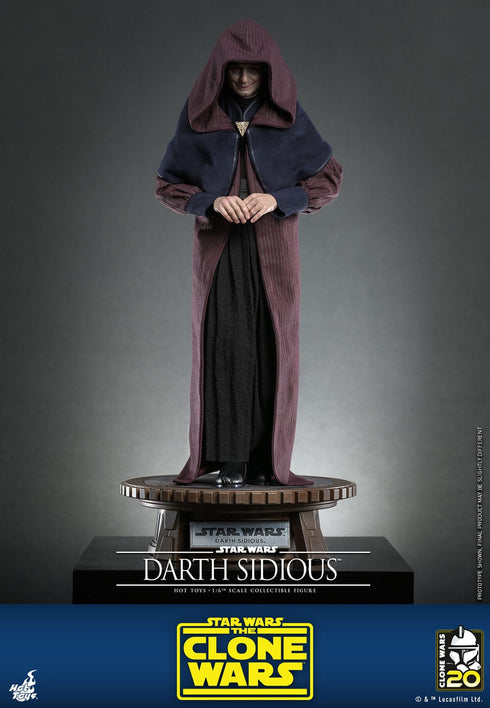 Hot Toys Darth Sidious - Star Wars: The Clone Wars - TMS102 - 1/6 Scale Collectible Figure