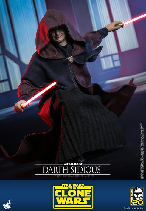 Hot Toys Darth Sidious - Star Wars: The Clone Wars - TMS102 - 1/6 Scale Collectible Figure