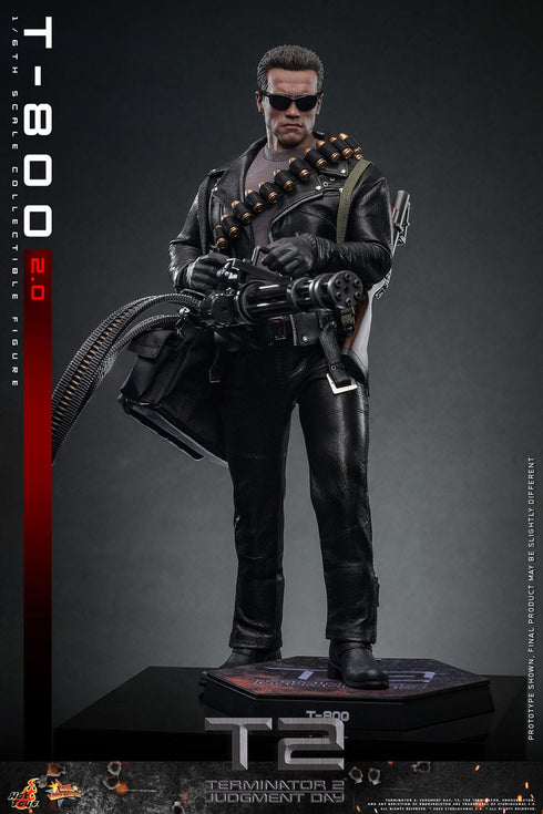 Hot Toys Terminator 2 Movie Masterpiece T-800 2.0 1/6 Action Figure