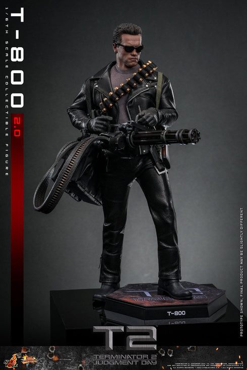 Hot Toys Terminator 2 Movie Masterpiece T-800 2.0 1/6 Action Figure