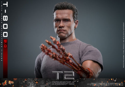 Hot Toys Terminator 2 Movie Masterpiece T-800 2.0 1/6 Action Figure
