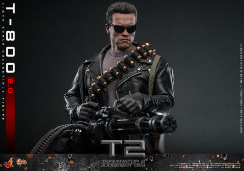 Hot Toys Terminator 2 Movie Masterpiece T-800 2.0 1/6 Action Figure