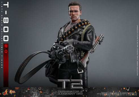 Hot Toys Terminator 2 Movie Masterpiece T-800 2.0 1/6 Action Figure