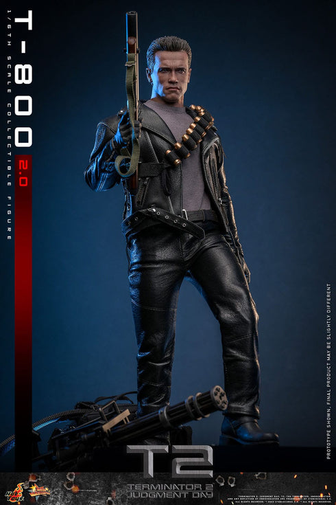Hot Toys Terminator 2 Movie Masterpiece T-800 2.0 1/6 Action Figure