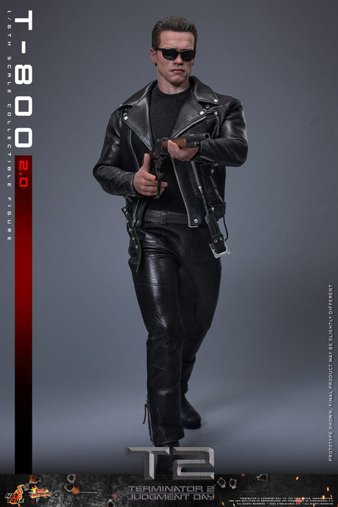 Hot Toys Terminator 2 Movie Masterpiece T-800 2.0 1/6 Action Figure