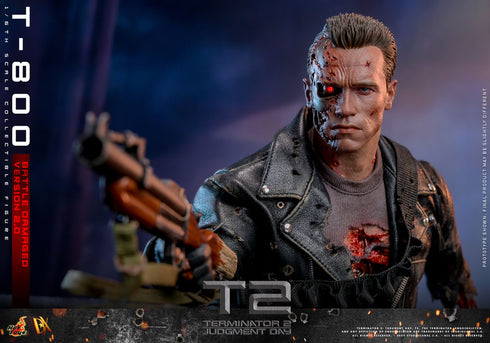 Hot Toys Terminator 2 Movie Masterpiece T-800 Battle Damaged Version 2.0 1/6 Action Figure