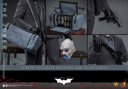Hot Toys The Joker (Bank Robber Version) - The Dark Knight - DX50 - 1/6 Scale Collectible Figure