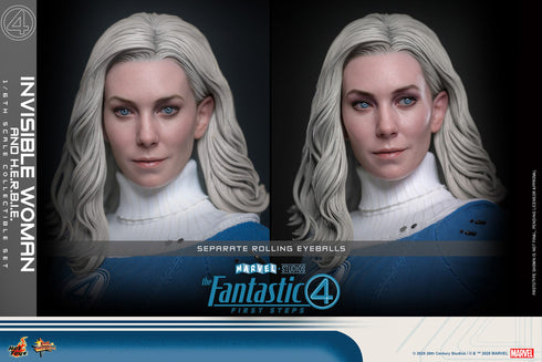 Hot Toys Invisible Woman & H.E.R.B.I.E. - The Fantastic Four: First Steps - MMS824 -1/6 Scale Collectible Figure 2-Pack