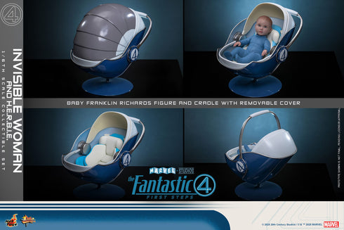 Hot Toys Invisible Woman & H.E.R.B.I.E. - The Fantastic Four: First Steps - MMS824 -1/6 Scale Collectible Figure 2-Pack