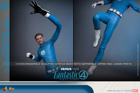 Hot Toys Mister Fantastic & H.E.R.B.I.E. - The Fantastic Four: First Steps - MMS821 - 1/6 Scale Collectible Figure 2-Pack