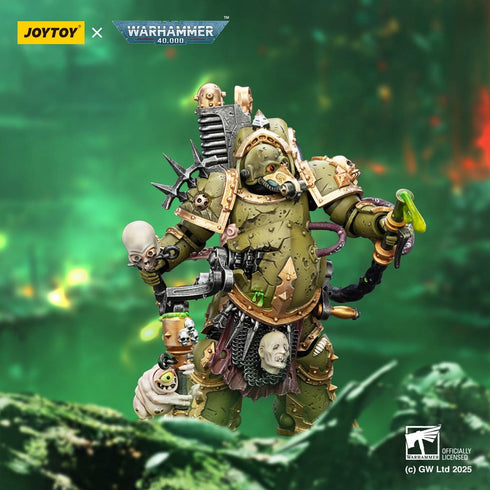 JOYTOY Death Guard Foul Blight Spawn with Plague Sprayer - Warhammer 40,000 - 1/18 Scale Collectible Figure