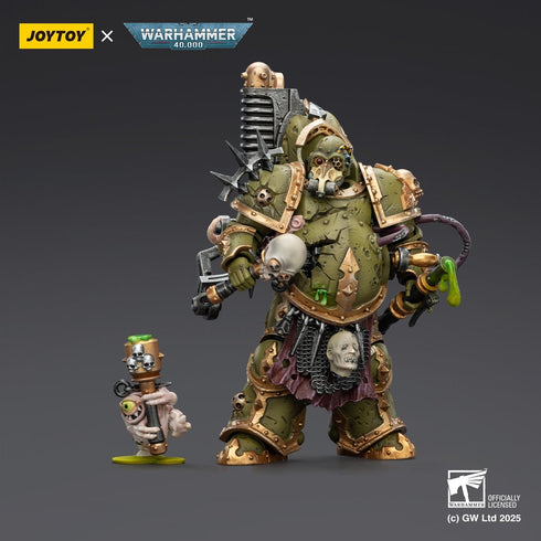 JOYTOY Death Guard Foul Blight Spawn with Plague Sprayer - Warhammer 40,000 - 1/18 Scale Collectible Figure