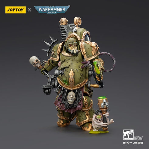 JOYTOY Death Guard Foul Blight Spawn with Plague Sprayer - Warhammer 40,000 - 1/18 Scale Collectible Figure