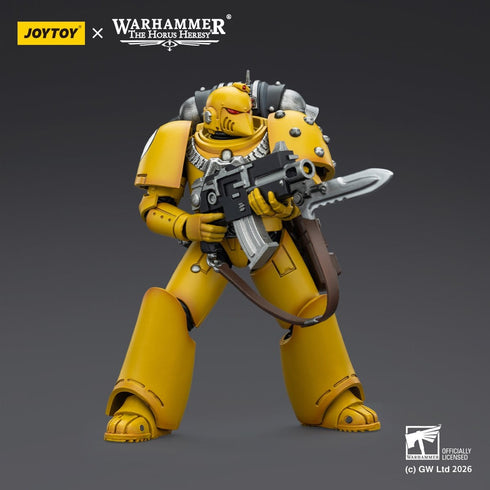 JOYTOY Imperial Fist MKVI Tactical Legionary - Warhammer The Horus Heresy - 1/18 Scale Collectible Figure