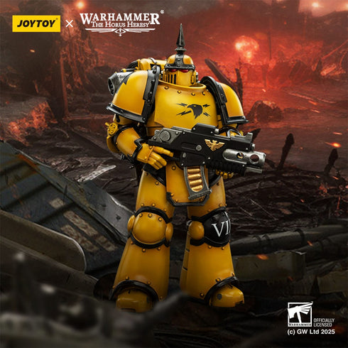 JOYTOY Imperial Fists MK lll Tactical Legionary - Warhammer The Horus Heresy - 1/18 Scale Collectible Figure