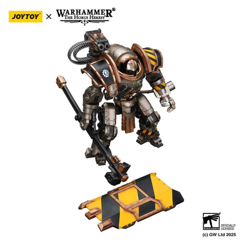 JOYTOY Iron Warriors Iron Circle Domitar-Ferrum Class Battle-Automata With Karceri Battle Shield - Warhammer The Horus Heresy - 1/18 Scale Collectible Figure