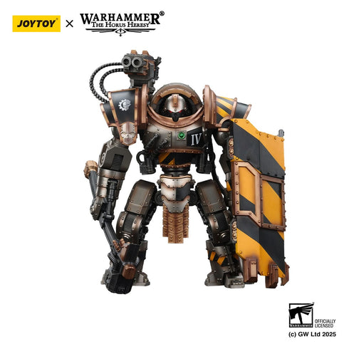 JOYTOY Iron Warriors Iron Circle Domitar-Ferrum Class Battle-Automata With Karceri Battle Shield - Warhammer The Horus Heresy - 1/18 Scale Collectible Figure
