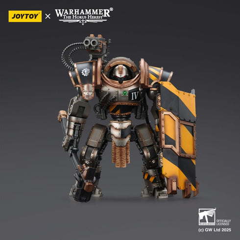 JOYTOY Iron Warriors Iron Circle Domitar-Ferrum Class Battle-Automata With Karceri Battle Shield - Warhammer The Horus Heresy - 1/18 Scale Collectible Figure