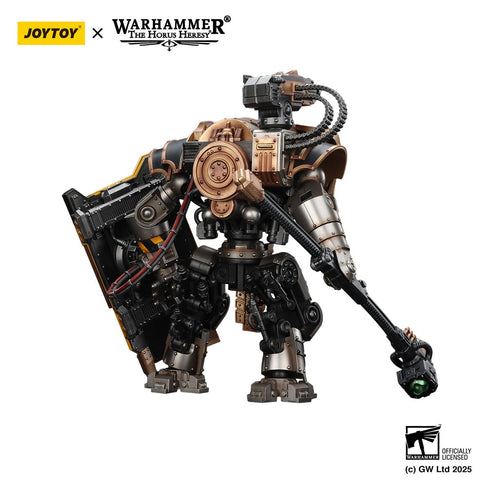 JOYTOY Iron Warriors Iron Circle Domitar-Ferrum Class Battle-Automata With Karceri Battle Shield - Warhammer The Horus Heresy - 1/18 Scale Collectible Figure