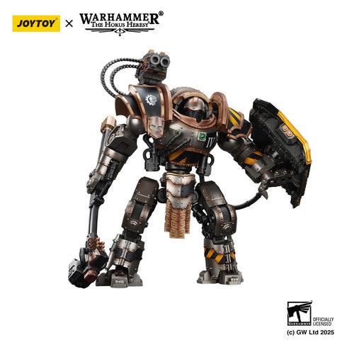 JOYTOY Iron Warriors Iron Circle Domitar-Ferrum Class Battle-Automata With Karceri Battle Shield - Warhammer The Horus Heresy - 1/18 Scale Collectible Figure