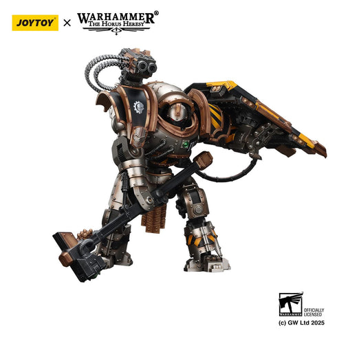 JOYTOY Iron Warriors Iron Circle Domitar-Ferrum Class Battle-Automata With Karceri Battle Shield - Warhammer The Horus Heresy - 1/18 Scale Collectible Figure