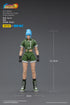 JOYTOY The King Of Fighters '98 Hero Team Leona Heidern Action Figure