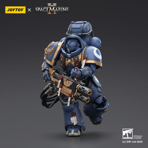 JOYTOY Ultramarines Heavy Artificer Armor with Relic Multi-Melta - Warhammer 40,000: Space Marine 2 - 1/18 Scale Collectible Figure