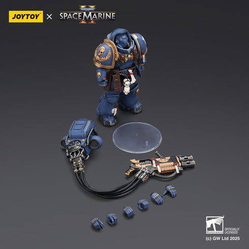 JOYTOY Ultramarines Heavy Artificer Armor with Relic Multi-Melta - Warhammer 40,000: Space Marine 2 - 1/18 Scale Collectible Figure