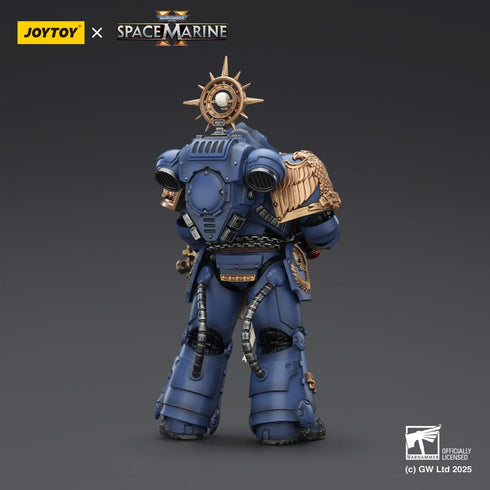 JOYTOY Ultramarines Heavy Relic Primus Armor with Heavy Relic Bolt Rifle - Warhammer 40,000: Space Marine 2 - 1/18 Scale Collectible Figure