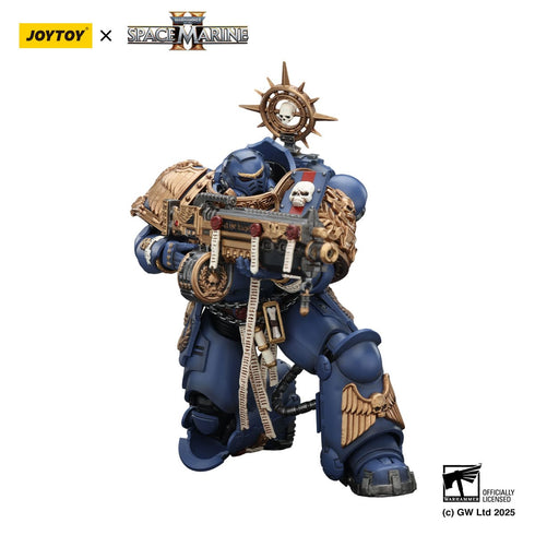 JOYTOY Ultramarines Heavy Relic Primus Armor with Heavy Relic Bolt Rifle - Warhammer 40,000: Space Marine 2 - 1/18 Scale Collectible Figure