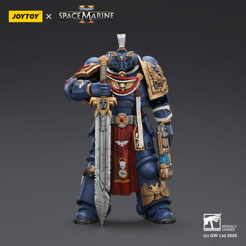 JOYTOY Ultramarines Relic Primus Armour with Plasma Pistol and Combat Blade - Warhammer 40,000: Space Marine 2 - 1/18 Scale Collectible Figure