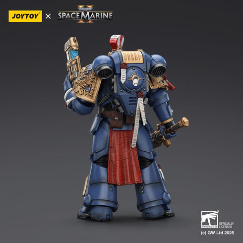 JOYTOY Ultramarines Relic Primus Armour with Plasma Pistol and Combat Blade - Warhammer 40,000: Space Marine 2 - 1/18 Scale Collectible Figure