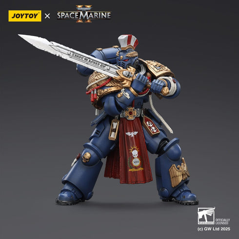 JOYTOY Ultramarines Relic Primus Armour with Plasma Pistol and Combat Blade - Warhammer 40,000: Space Marine 2 - 1/18 Scale Collectible Figure