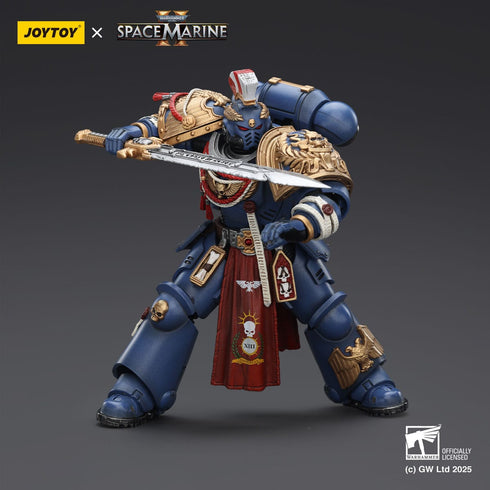 JOYTOY Ultramarines Relic Primus Armour with Plasma Pistol and Combat Blade - Warhammer 40,000: Space Marine 2 - 1/18 Scale Collectible Figure