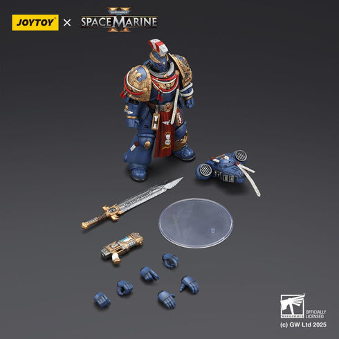 JOYTOY Ultramarines Relic Primus Armour with Plasma Pistol and Combat Blade - Warhammer 40,000: Space Marine 2 - 1/18 Scale Collectible Figure