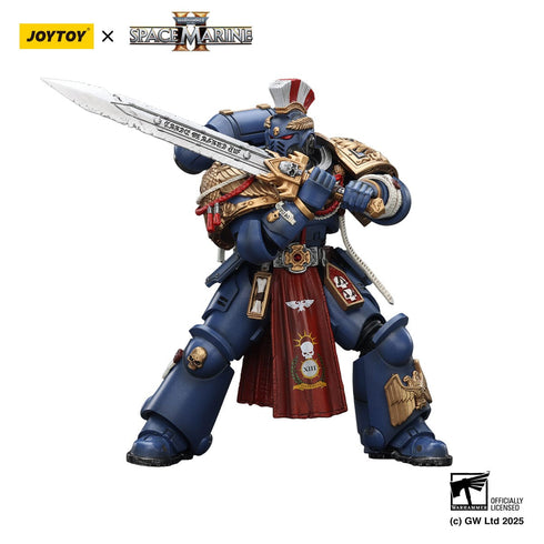 JOYTOY Ultramarines Relic Primus Armour with Plasma Pistol and Combat Blade - Warhammer 40,000: Space Marine 2 - 1/18 Scale Collectible Figure