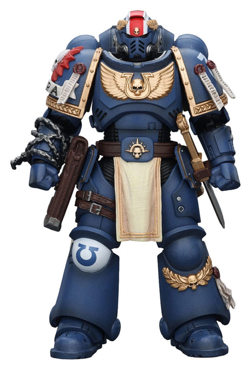 JOYTOY Ultramarines Titus with Laurels of Victory - Warhammer 40,000 - 1/18 Scale Collectible Figure