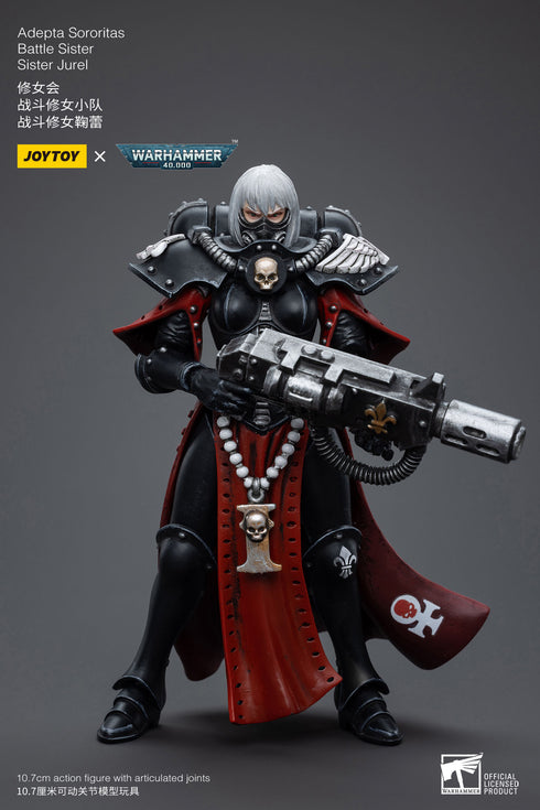 JOYTOY Warhammer 40K Adepta Sororitas Battle Sister Sister Jurel 1/18 Action Figure