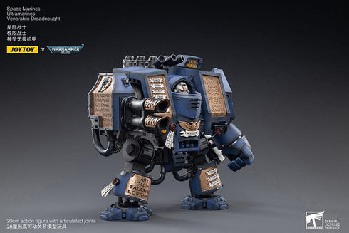 JOYTOY Warhammer 40K Space Marines Ultramarines Venerable Dreadnought 1/18 Action Figure
